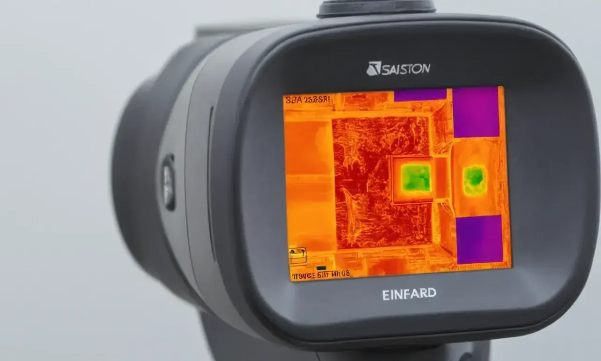 Infrared radiation reveals temperature differences for thermal imaging